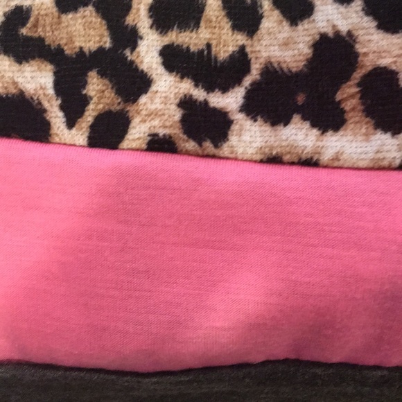 Wild Hearts Pink Leopard Knit Sweater Tunic - Picture 5 of 5